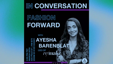 Thumbnail for Sustainable Fashion Talk