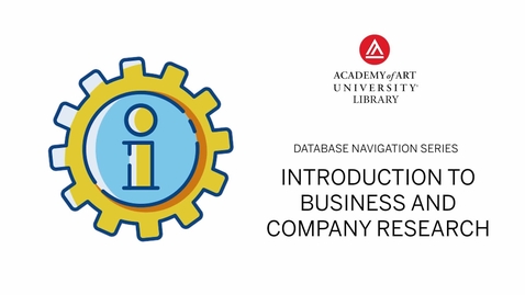 Thumbnail for entry Introduction to Business and Company Research