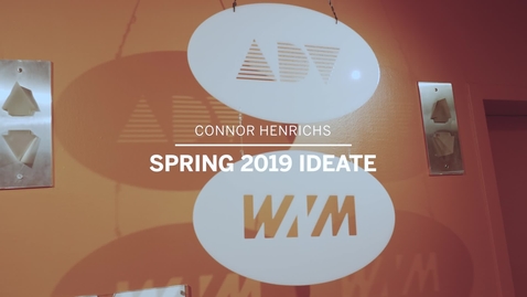 Thumbnail for Connor Henrichs at the Spring 2019 Ideate