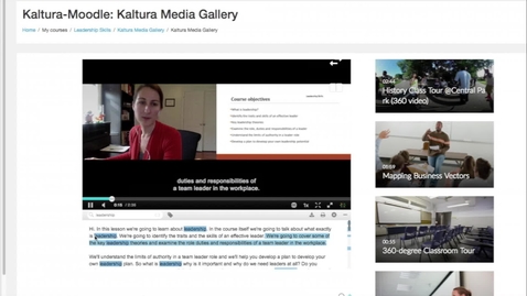 Thumbnail for Moodle LMS Walkthrough