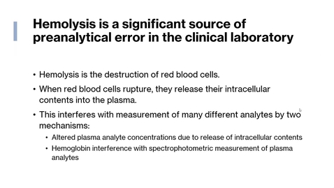 Thumbnail for Alex Laliberty - Reducing cancellation of samples due to hemolysis with the use of a hemoglobin removal procedure