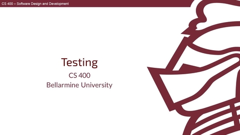 Thumbnail for Testing Software - Full Video