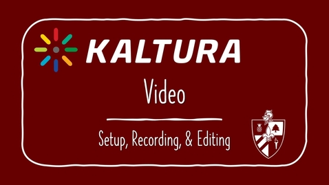 Thumbnail for Kaltura: An Introduction