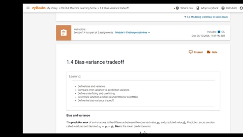 Thumbnail for 1.4 and 1.5  Bias-Variance TradeOff and Ethics