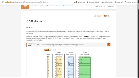 Thumbnail for M4.5 Radix Sort