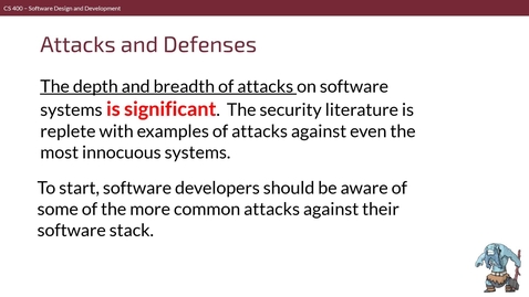 Thumbnail for Attacks and Defenses