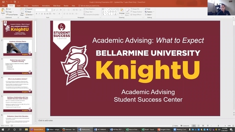 Thumbnail for Advising 101 - College of Health Professions