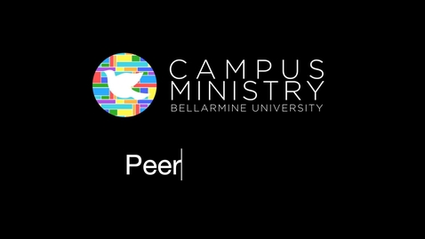 Thumbnail for entry 2020 Peer Ministers' Welcome