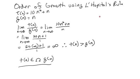 Thumbnail for entry Asymptotic Order of Growth Example 3 Big Omega