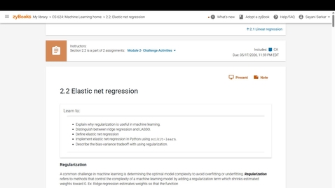 Thumbnail for 2.2 Elastic net regressor