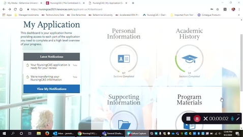 Thumbnail for Nursing CAS Application:  How to add colleges &amp; order transcripts
