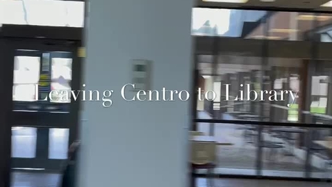 Thumbnail for entry Part III of X - Spring 2021 Tour - Centro to Library