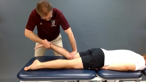 Thumbnail for Knee: Traction for Pain and Hypomobility PRONE