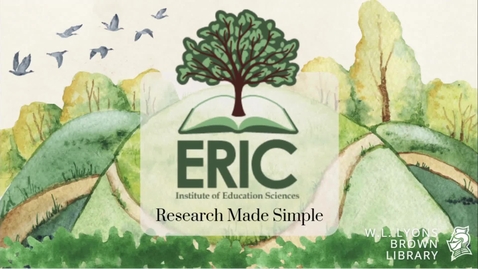 Thumbnail for ERIC: Education Research Made Simple