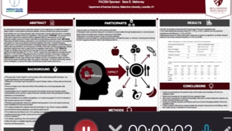 Thumbnail for Bayley Wade, Lauren S. Masden, Allison M. Tripure - Fruit and Vegetable Intake Influenced by Self-Efficacy Levels Among Ultra-Endurance Athletes