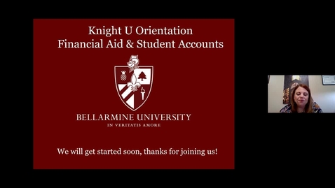 Thumbnail for entry Knight U - Financial Aid &amp; Student Accounts Session