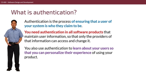 Thumbnail for Authentication