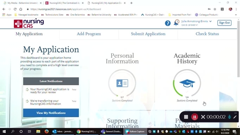 Thumbnail for Nursing CAS Application:  How to enter coursework from your transcripts