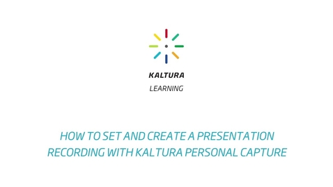 Thumbnail for Create a presentation recording