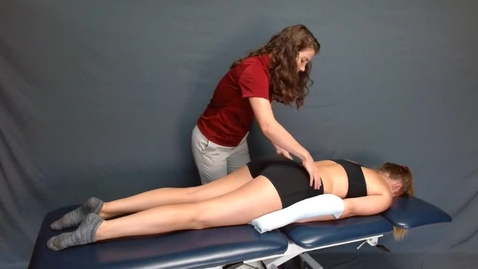Thumbnail for Sacral Extension Accessory Motion Test and Mobilization