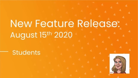 Thumbnail for Canvas New Feature Release: August 15th 2020 (Students)