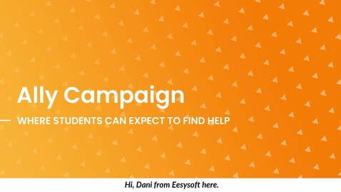 Thumbnail for Ally Campaign : Students 