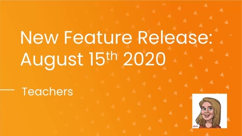 Thumbnail for Canvas New Feature Release: August 15th 2020 (Teachers)
