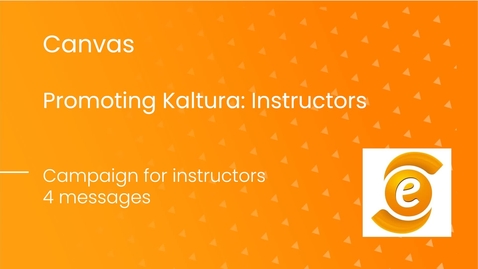 Thumbnail for Promoting Kaltura: Instructors