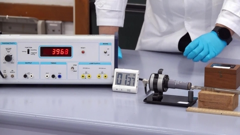 Thumbnail for 有關使用蓋革—彌勒管進行測試和拭抺試驗法的影片 Video about Conducting Test for GM Tube and Wipe Test