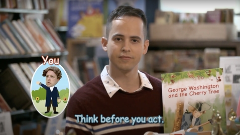 Thumbnail for George Washington and the cherry tree Post-viewing activity (English subtitles available)