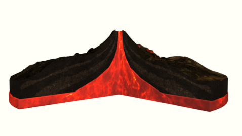 Thumbnail for 火山3D模型