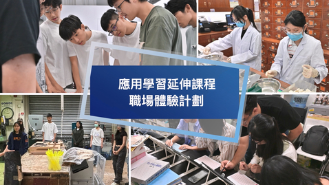 Thumbnail for 應用學習延伸課程──職場體驗計劃 (中、英文字幕可供選擇)