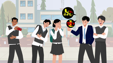 Thumbnail for Citizenship, Economics and Society &quot;3-minute Concept&quot; Animated Video Clips Series: (13) Sexual Harassment (English subtitles available)