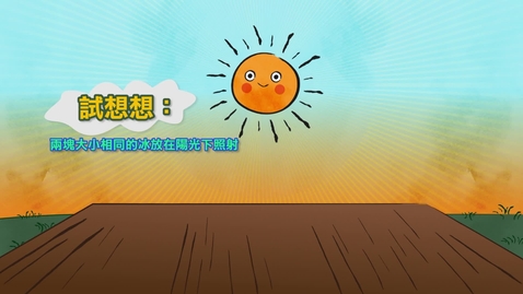 Thumbnail for 試想想：哪塊冰熔得較快？ 
