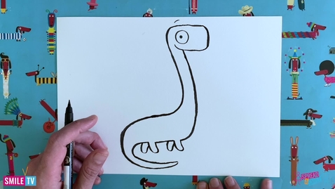 Thumbnail for entry Wilf The Dinosaur.. Draw with Rob