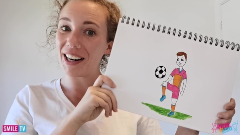 Thumbnail for entry Learn how to draw a Footballer