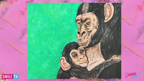 Thumbnail for entry Learn how to draw a monkey and her baby. 