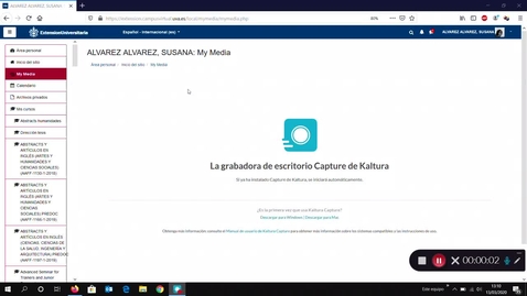 Miniatura para Cómo grabar un vídeo rápido con Kaltura