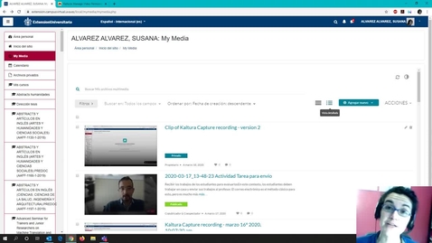 Miniatura para Cómo compartir el vídeo con un compañero del Campus Virtual