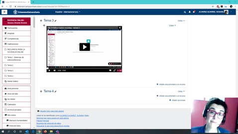 Miniatura para Cómo habilitar o deshabilitar la compartición del vídeo por parte de los estudiantes (redes sociales, envío por correo, etc.)