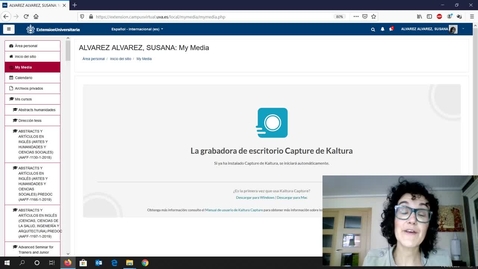 Miniatura para Cómo grabar vídeo con Kaltura capture