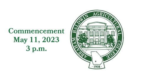 Thumbnail for Spring 2023 - Commencement  3 p.m.