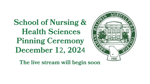 Thumbnail for Fall 2024 Nursing Pinning Ceremony