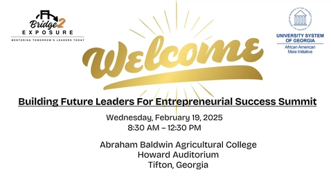 Thumbnail for Bridge 2 Exposure Building Future Leaders For Entrepreneurial Success Summit