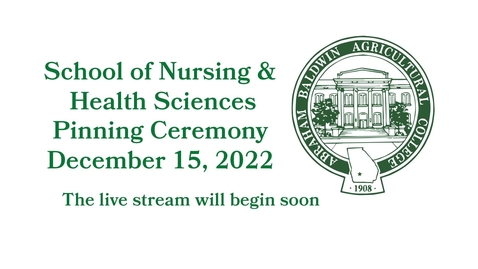 Thumbnail for 2022 Nursing Pinning Ceremony 