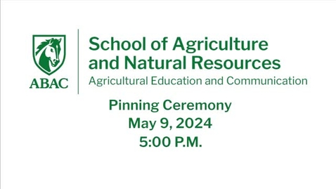 Thumbnail for Agricultural Education Pinning Spring 2024  