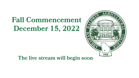 Thumbnail for entry 2022 Fall Graduation 2 p.m.