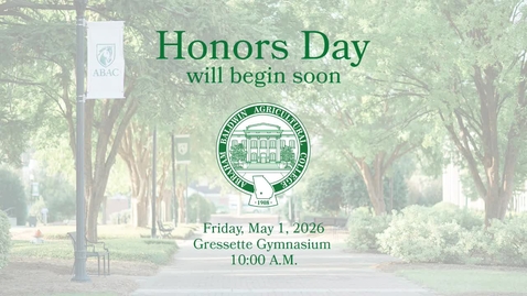 Thumbnail for 2026 Spring Honors Day