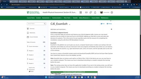 Thumbnail for ExamSoft and CJE Testing and Student Resources