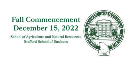 Thumbnail for 2022 Fall Graduation 2 p.m.